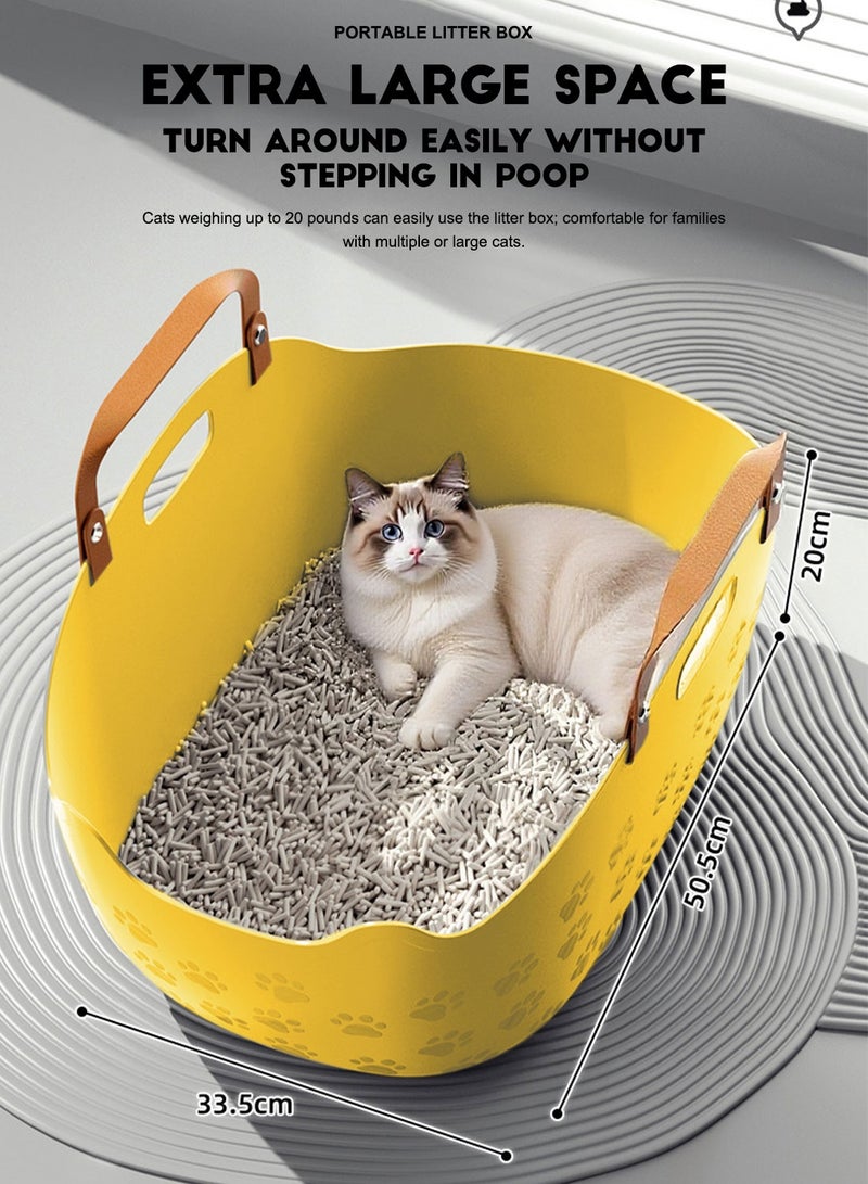Kidle Portable Cat Litter Box Travel Litter Box Cat Toilet for Cat Travel Easy to Carry, Easy to Use - Image 3